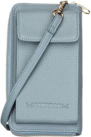 Sansibar Telefoontasje Portemonnee Phone Bag Blauwgrijs