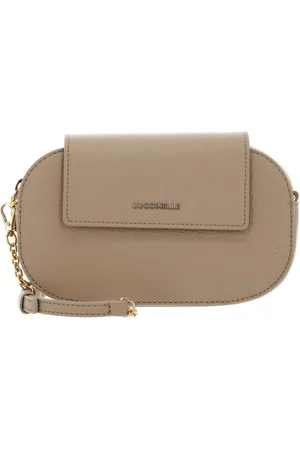 Coccinelle Leren Schoudertas Faint Mini Bag Grained Leather