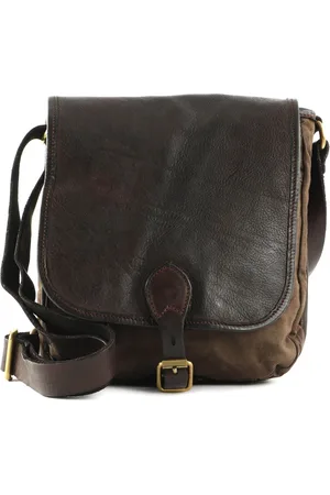 Campomaggi Leren Schoudertas Mercurio Crossbody Bag Bruine