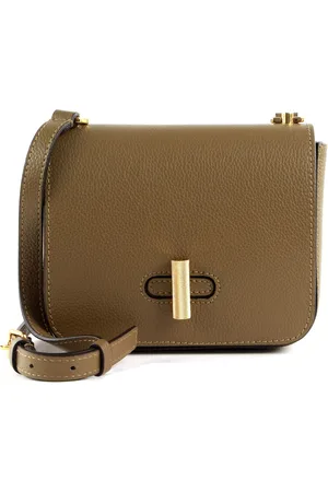 Coccinelle Leren Schoudertas Avondtas Fedra Crossbody Bag Groene