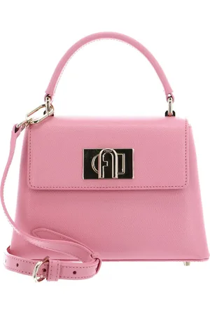 Furla Leren Handtas Avondtas 1927 Mini Top Handle Bag Roze