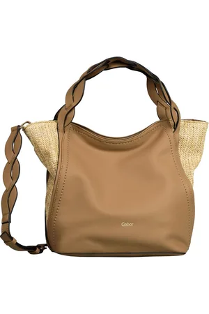Gabor Schoudertas Carlotta Zip Shopper Bruine