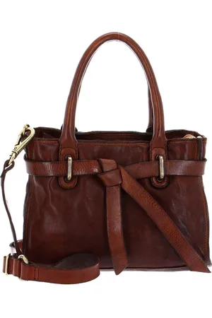 Campomaggi Leren Handtas Schoudertas Everyday Leather Bag Shopping Bag Bruine