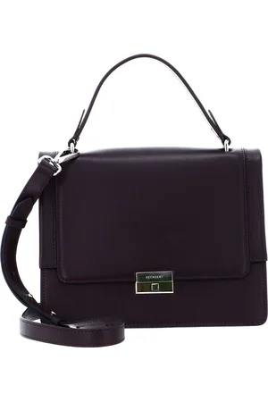 Decadent Leren Handtas Elizabeth Big Top Handle Paars