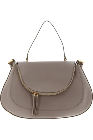 Coccinelle Leren Schoudertas Handtas Sole Crossbody Bag Beige