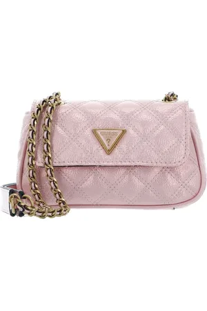 Guess Schoudertas Giully Mini Convertible Crossbody Flap Roze