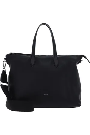 Abro+ Leren Schoudertas Handtas Leather Dalia Shopper Clivia Zwart
