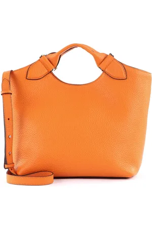 Decadent Leren Handtas Schoudertas Teddy Tote Oranje
