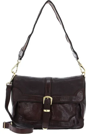 Campomaggi Leren Schoudertas Crossbody Bag Bruine