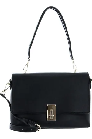 Seidenfelt Manufaktur Schoudertas Birsta Satchel Crossbody Bag Zwart
