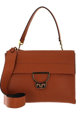 Coccinelle Leren Handtas Schoudertas Arlettis Handbag Bruine