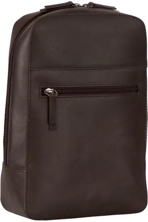 Leonhard Heyden Leren Schoudertas Tabletzak Dakota Cross Bag Bruine