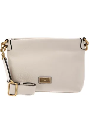 Gianni chiarini Leren Schoudertas Avondtas Alyssa Crossbody Bag Beige