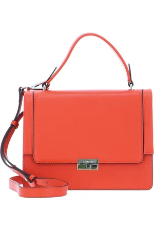 Decadent Leren Handtas Elizabeth Big Top Handle Oranje