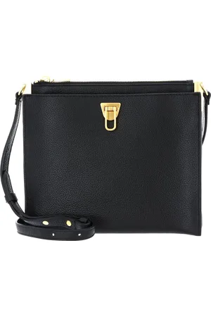 Coccinelle Leren Schoudertas Beat Soft Crossbody Bag Zwart