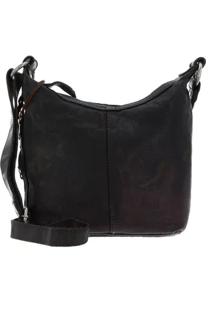 Spikes&Sparrow Leren Schoudertas Savannah Crossover Bag Bruine
