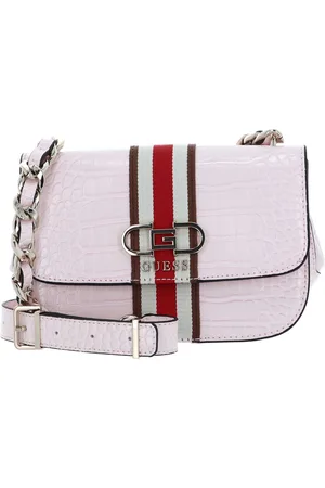 Guess Schoudertas Nelka Crossbody Flap Roze