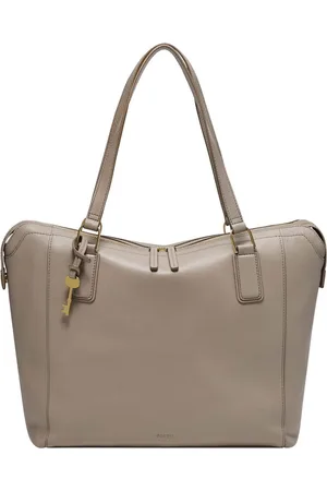 Fossil Schoudertas Shopper Jacqueline Tote Beige