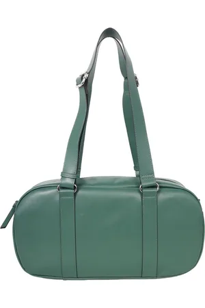 Cinque Leren Handtas Handtas Diane Bowling Bag Groene