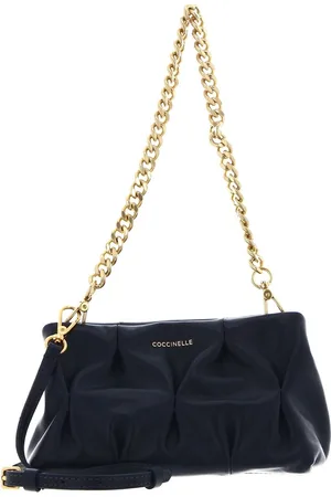Coccinelle Leren Schoudertas Avondtas Ophelie Goodie Handbag Donkerblauw