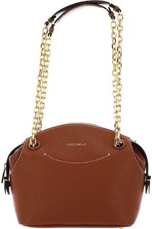 Coccinelle Leren Schoudertas Colette Handbag Bruine
