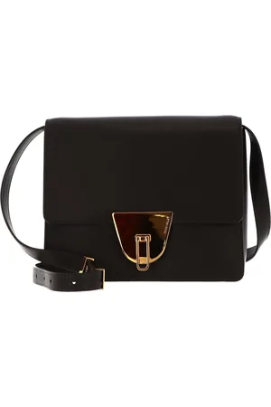 Coccinelle Leren Schoudertas Avondtas nico Selleria Shoulderbag Donkerbruin
