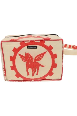 MoreThanHip Grote toilettas 5,6 L van gerecyclede cementzakken - Yindee - Pegasus - 27 x 19 x 11 cm