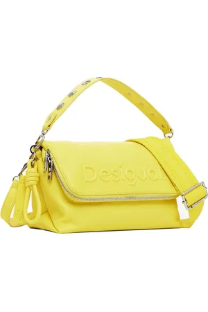 Desigual Schoudertas Half Logo Venecia 3.0 Crossbody Bag Geel