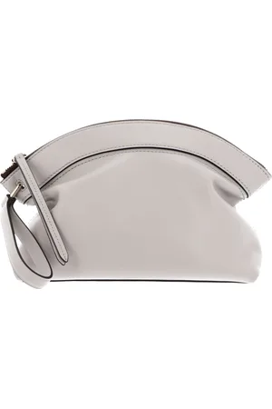 Furla Leren Koppeling Erica Pouch Beige