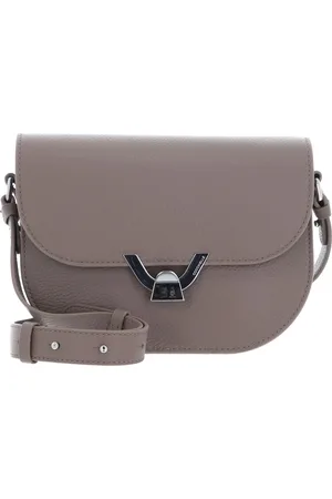 Coccinelle Leren Schoudertas Dew Crossbody Grained Leather