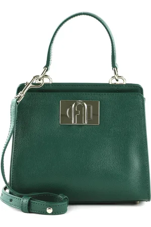 Furla Leren Handtas Avondtas 1927 Mini Top Handle Bag Groen