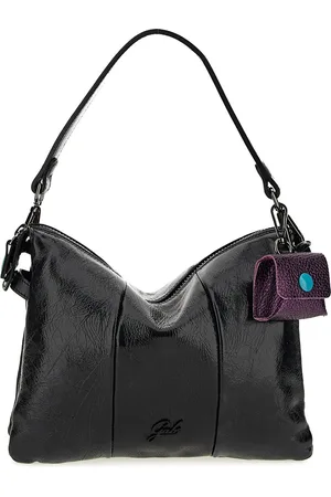 Gabs Leren Schoudertas Handtas Mirea Naplak Black Shoulderbag Zwart