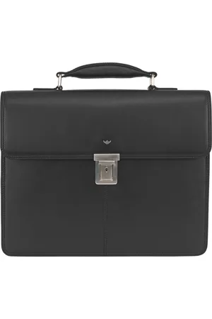 Golden head Afzonderlijke gevallen Schoudertas met laptopvak Polo Business Bag Zwart