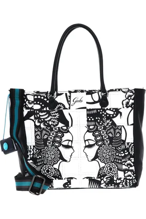 Gabs Leren Schoudertas Handtas Jessica Stampa Trip Shoulderbag Wit