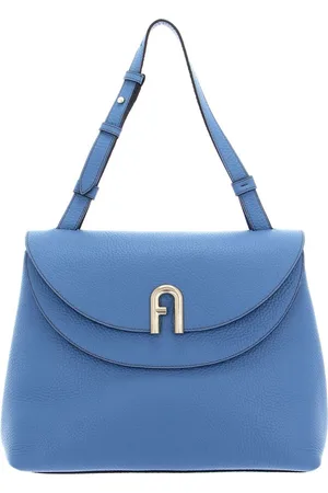 Furla Leren Handtas Avondtas Primula Top Handle Blauw