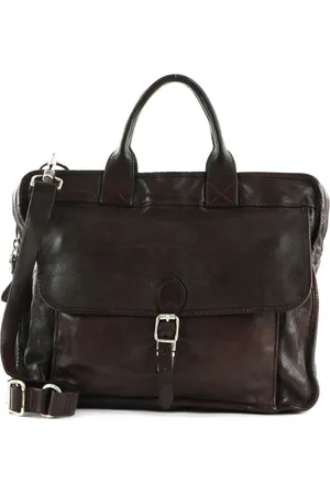 Campomaggi Leren Business tas Venere Briefcase Donkerbruin