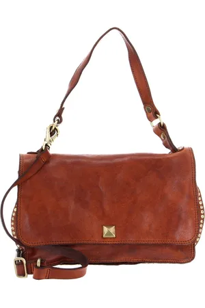 Campomaggi Leren Schoudertas Shoulder Bag Terracotta