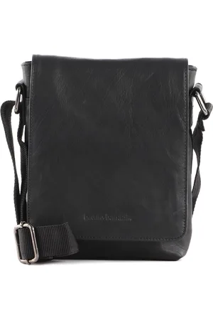 Bruno Banani Leren Schoudertas Crossbody Bag Zwart