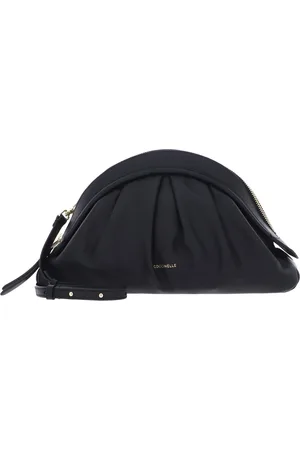 Coccinelle Leren Schoudertas Cheek Smooth Crossbody Zwart