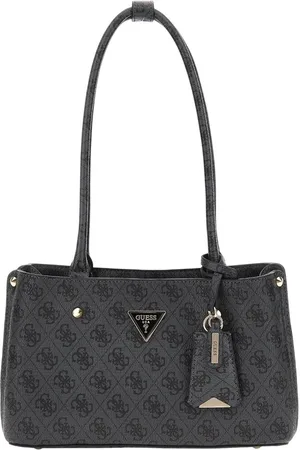 Guess Schoudertas Meridian Shoulder Satchel Bag Antraciet