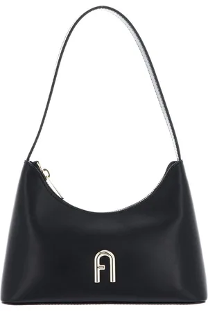 Furla Leren Schoudertas Avondtas Diamante Mini Shoulder Bag Zwart