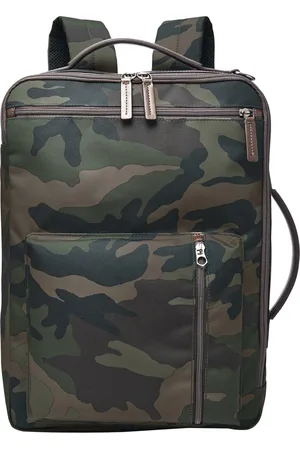 Fossil Schoudertas Rugzak met laptopvak Buckner Backpack Groene Veelkleurig