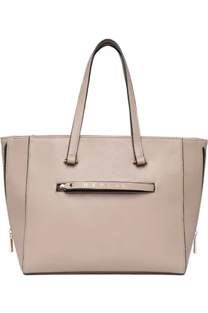 Replay Schoudertas Handtas Expandable Shopper Beige