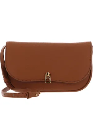 Coccinelle Leren Schoudertas Avondtas Magie Mini Bag Terracotta