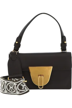 Coccinelle Leren Schoudertas Avondtas nico Selleria Handbag Donkergroen