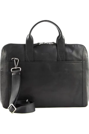 Saddler Business tas Schoudertas met laptopvak Gustav Computer Bag Zwart