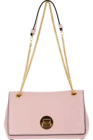 Coccinelle Leren Schoudertas Liya Shoulder Bag Roze