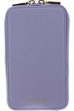 Coccinelle Leren Telefoontasje Flor Hi-Tech Phone Bag Paars