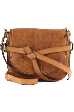 Campomaggi Leren Schoudertas Crossbody Bag Bruine