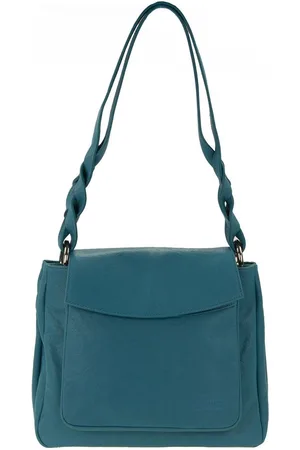 Cinque Leren Schoudertas Romina Handbag Turquoise